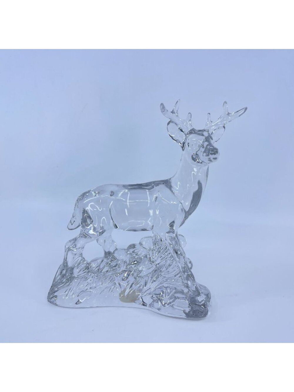 vintage wonders of the wild crystal deer figurine wildlife art